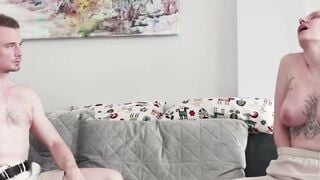 Stepson Swallows Condom Cum into Truth or Dare Game