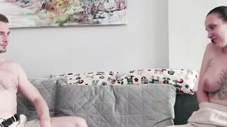 Stepson Swallows Condom Cum into Truth or Dare Game