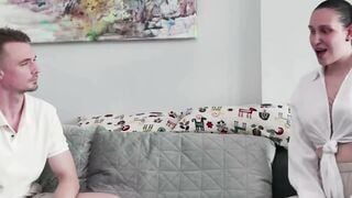 Stepson Swallows Condom Cum into Truth or Dare Game