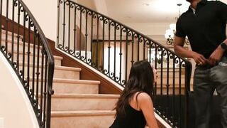 Aria Sloane Gets Rough Interracial BBC Deepthroat and Facefuck