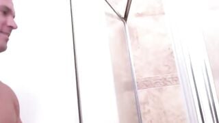 Dark Hair MILF Mia Khalifa in Bikini Takes Shower and Bed Action