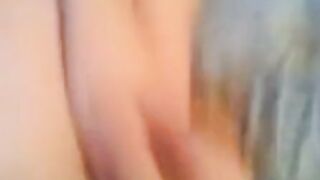 Blonde MILF Lena Sucks Cock and Masturbates in Homemade Video