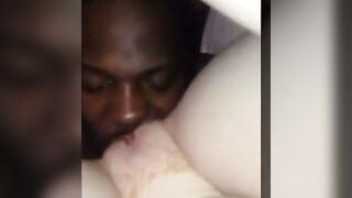 Black Boy Licks White Teen Pussy Amateur Interracial Cunnilingus