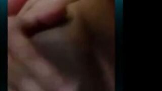 Filipina Whore On Skype Sucks Cock And Masturbates In Pink Top