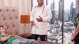Blonde Anai Love Gets Double Penetrated by Mexican Fan and Doctor on Bed