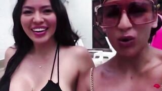 Colombian Girls Pool Party with Saya Song and Agnes in Bikini