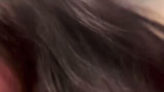 Big Tit Dark Hair Masturbates on Bed While Watched by Friend into African Top
