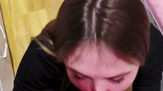 Stepmom Helps Stepson Cum After Noticing His Grown Dick