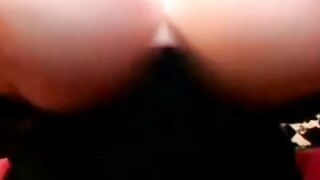 BBW Webcam Show: Massive Natural Tits & Huge Ass Play