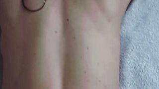 Stepbrother Pulls Down Red G-String to Jizz on Stepsister's Face