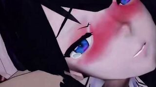 Ebony Schoolgirl Deepthroats Giant Dick In Car Hentai Animation
