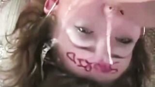 Mistress Deepthroats Son's Humongous Cock With Tight Sloppy Mouth Action