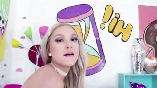 Skylar Vox Whips Cream On Huge Titties And Shaved Pussy POV