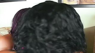 Jordan Rain & Flame Suck Big Black Cock in Hardcore Ebony Threesome
