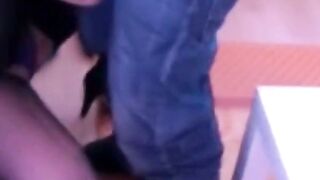German Amateur Brunette Sucks Cock In Treuetest Blowjob Video