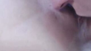 Amateur Webcam Lesbian Licks Shaved Pussy & Intense Girl on Girl Kiss