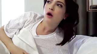 Penny Flame Deepthroats Huge Cock in Hotel Room