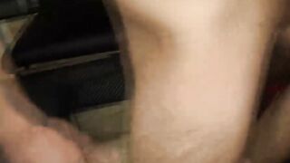 Asian Brunette Deepthroats Big BBC Cock in Gang Bang