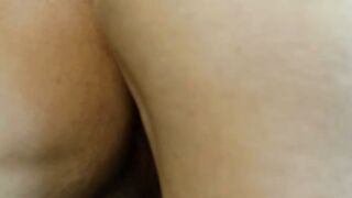 Busty Blonde Shemale Tori Easton Deepthroats Roman Todd on Blue Couch