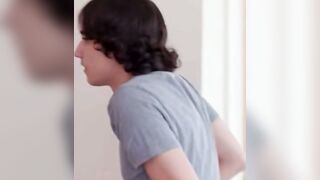 Sybil Stallone Teases Neighbor with Huge Breasts in Pink Underwear