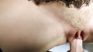 Lydia Red BBW Sucks Cock Then Takes Deep Anal POV