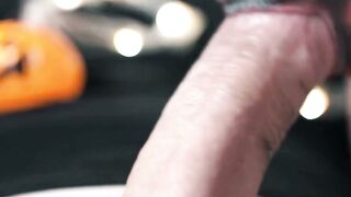 Halloween Teen Sucks Big Cock & Gets Cum In Mouth