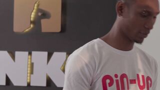 Valentina Sucks Coach Dick While Boyfriend Watches Gym Sex