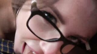 Michele James Deepthroats Tyler Steel's Big Cock on Bedroom Bed