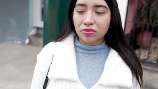 Verito Aguas Deepthroats Marco While Riding Rough in Tight Mini Skirt