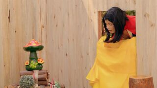 Snow White Deepthroats Seven Dwarfs & Swallows Cum in Forest