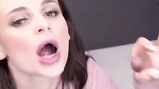 Pink Deepthroats Thick Dick Swallowing 114 Loads of Cum