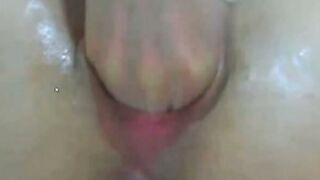 Webcam Cam Girl Fists Tight Pussy With Cucumber And Squirts Hard