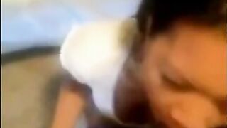 Swedish Amateur Asian Sucks Black Cock POV