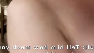 Amateur Blonde Lucy Bell Deepthroats Big Black Cock on Hotel Bed