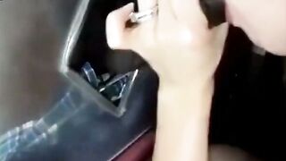 Amateur Brunette Sucks Glory Hole Cock & Swallows Cum
