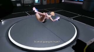 Mercy 3D BDSM: Bound & Gagged in Sci-Fi Pain Chamber