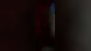 Amateur Asian Babe Sucks Cock in Dark Bedroom Cam