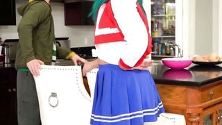Thick Asian Shemale Genesis Green Gets Her Ass Destroyed By Kai Bailey In Schoolgirl Uniform