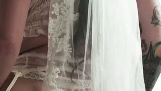 Tattooed Bride Cubbi Thompson Cheats with Groomsman Charles Dera in Doggy Style