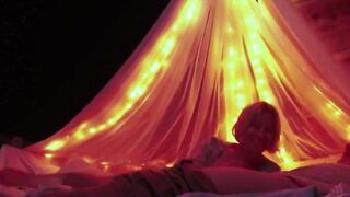 Bonnie Alex Public Bed Sex Under Fairy Lights Huge Foreplay