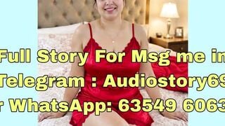 Desi MILF in Tight Red Satin Slip Dress Sits on Bed Ready for Chudai