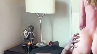 Abigail Mac Swallows Two Big Black Dicks In Tight White Bedroom