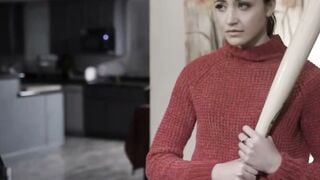 Avi Love Deepthroats Bearded Peeping Tom Then Gets Doggy Style Fucked
