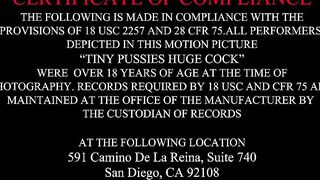 Tiny Pussies Huge Cock Compilation: Big Dick Fucks Small Tight Holes