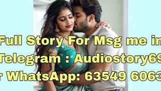 Desi Bride in Blue Saree Gets Passionate Kiss from Husband at Home