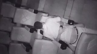 Caught on Camera: Amateur Indian Wife Fucking in Dark Video Theater Seats