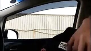 Japanese Amateur Woman Sucks Cock In Car Backseat