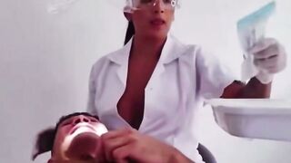 Tattooed Nurse Maria Martini Sucks Cock In Dentist Chair