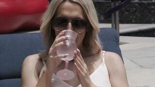 Mesmerizing Natalie Mars swallows dick before pounding