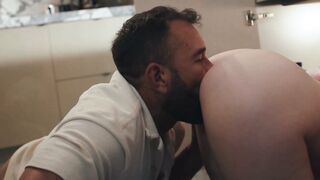 Perverted bigass milf Maddie Wren pounded from the back during fixing sink